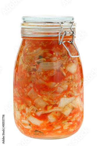 Fermented Korean side dish - Kimchi (kimchee, gimchi)