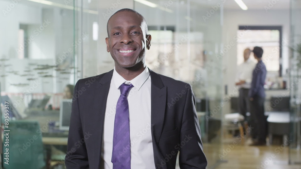 Portrait of smart mature professional man in contemporary office Portrait of smart mature professional man in contemporary office