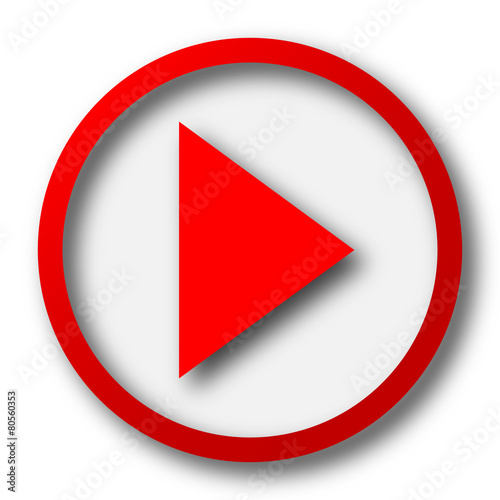 Free Download Play sign icon - GFXLoad