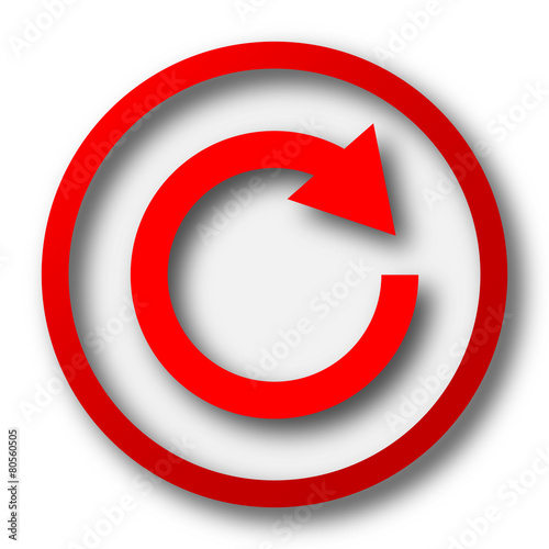 Free Download Reload one arrow icon - GFXLoad