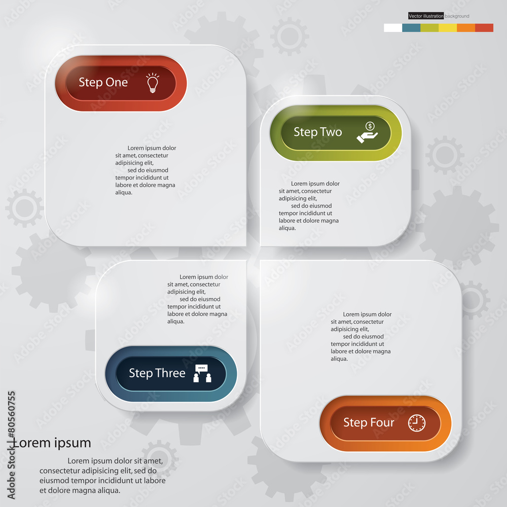 4 steps chart template/graphic or website layout. 4 steps chart template/graphic or website layout.