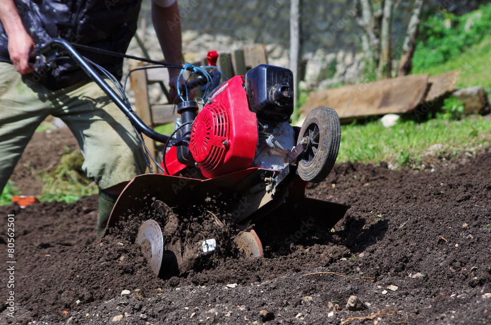 jardinage motoculteur StockFoto Adobe Stock