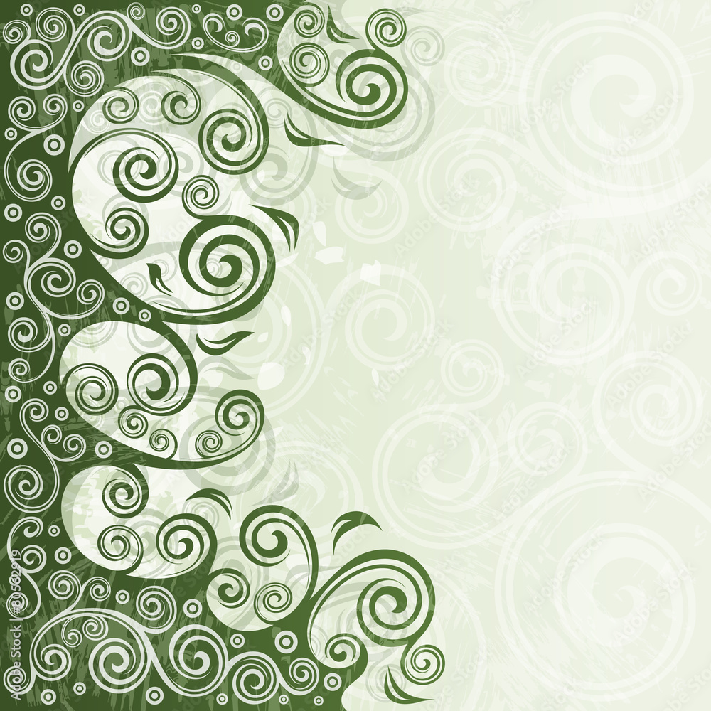 Abstract floral grunge background illustration. Abstract floral grunge background illustration.