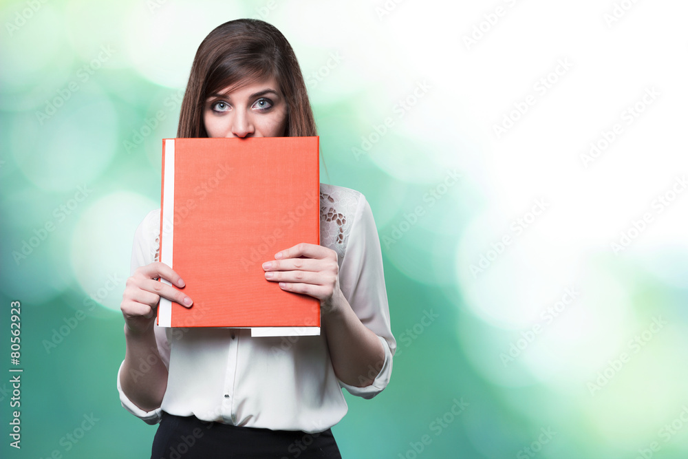 young business girl portrait