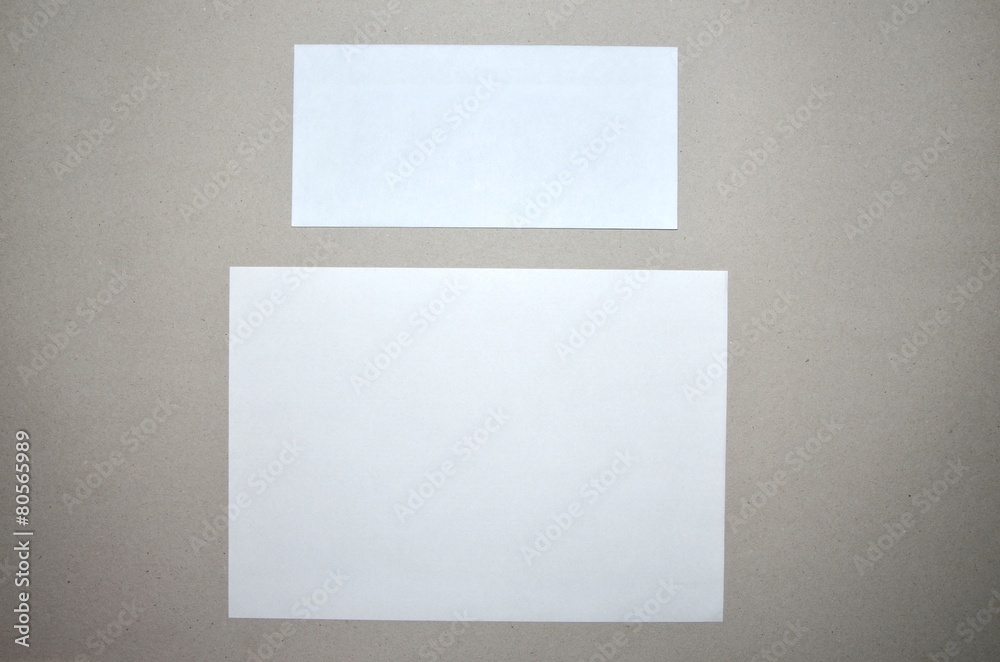 Paper and envelope Paper and envelope