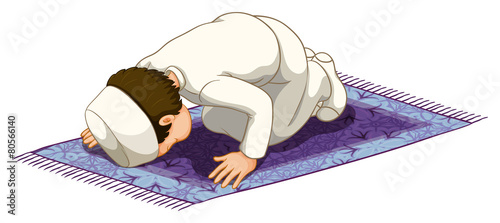 Muslim praying