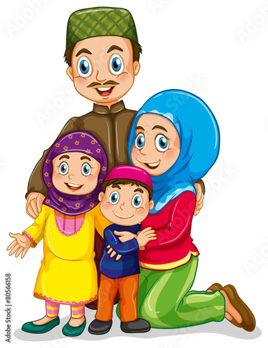 Muslim family