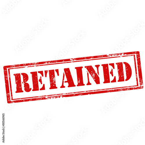 Retained-stamp