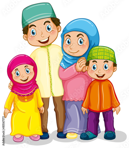 Muslim family