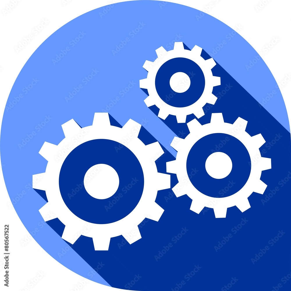 flat icon - gear flat icon - gear
