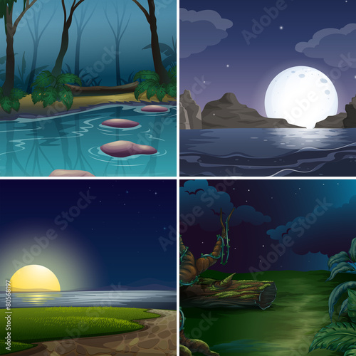Night scene