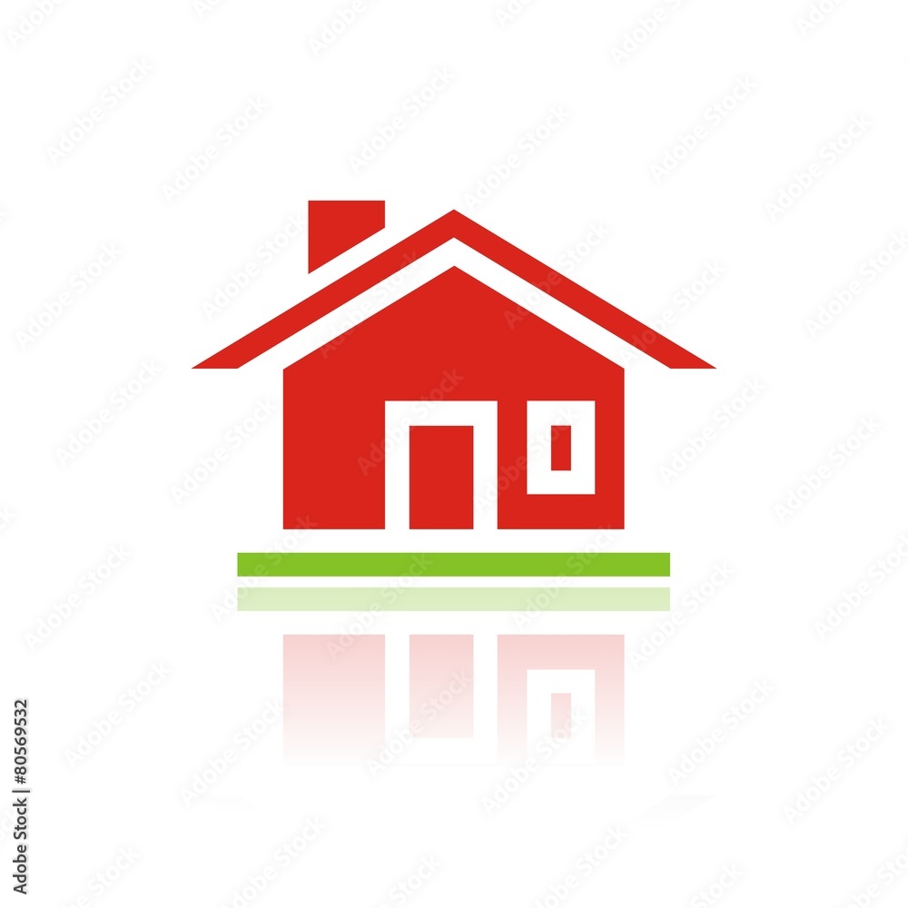 Icono casa puerta color FB reflejo Icono casa puerta color FB reflejo