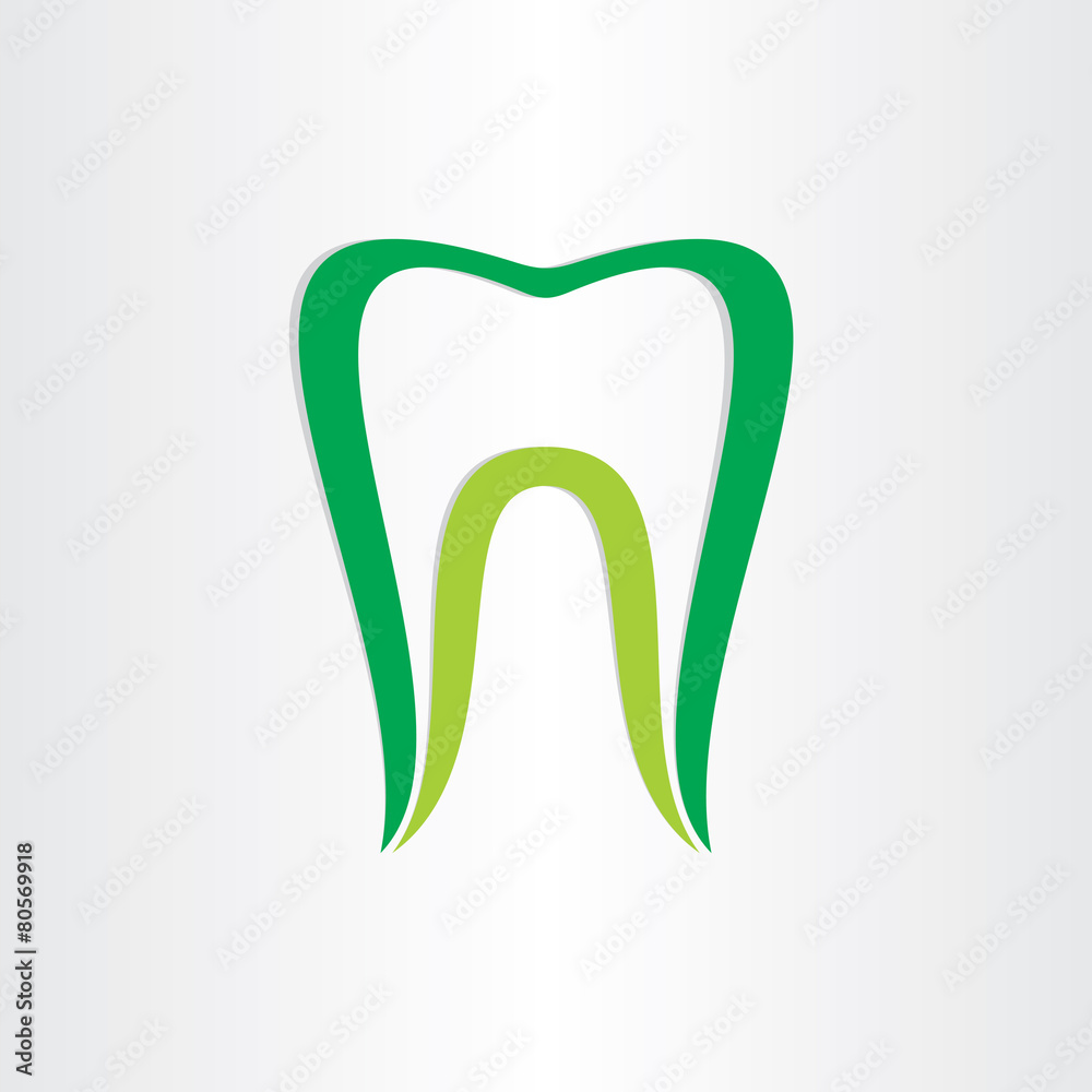 healthy teeth concept dentist tooth symbol