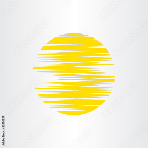 sun stylized abstract energy icon alternative energy background