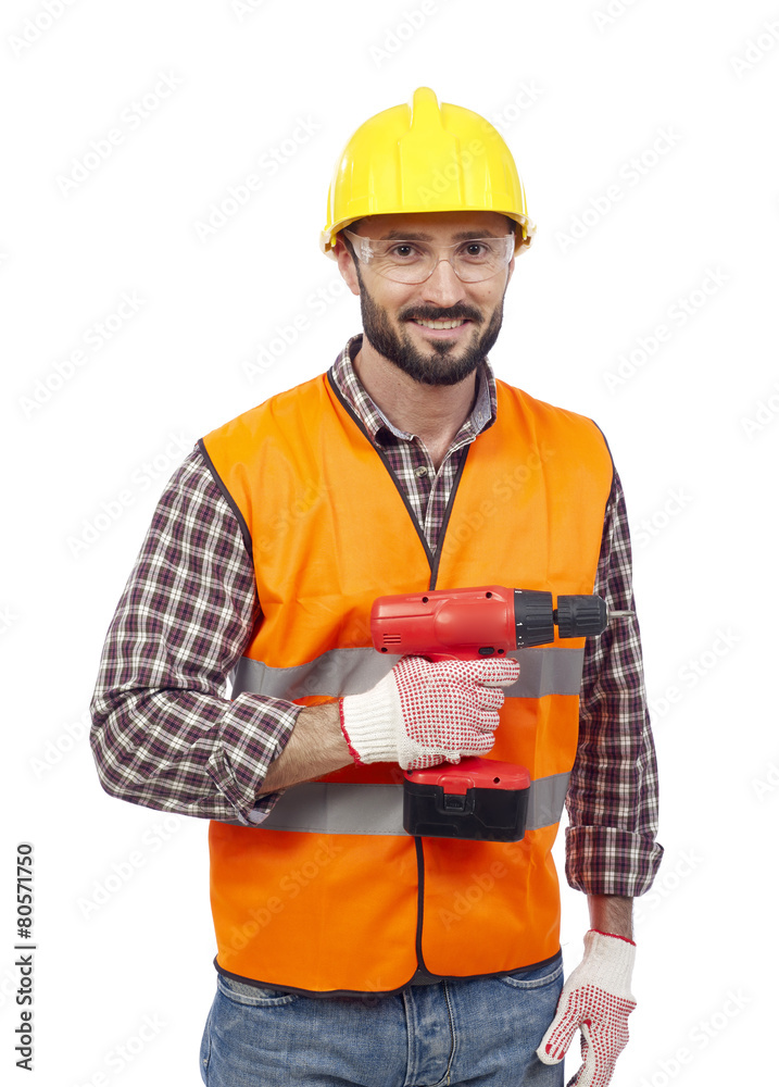Cheerful carpenter Cheerful carpenter