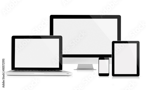 Computer monitor, laptop, tablet and mobile phone