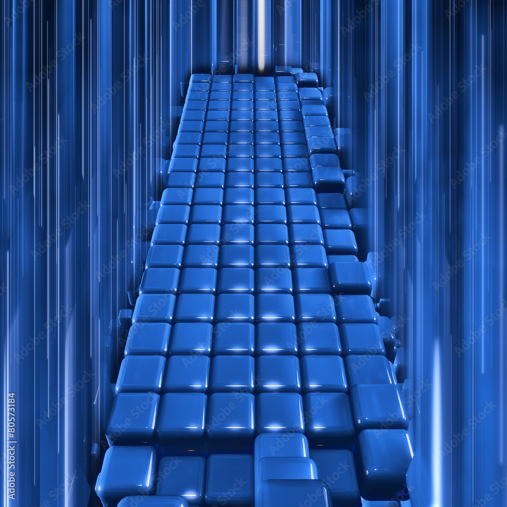 Obraz premium Blue abstract background