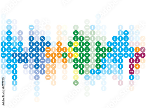 abstract technology background Business & development direction