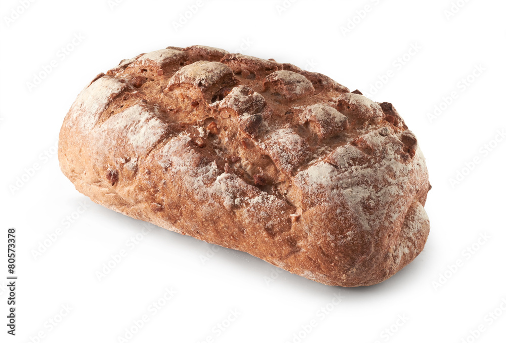 Fresh bread isolated on a white background Fresh bread isolated on a white background
