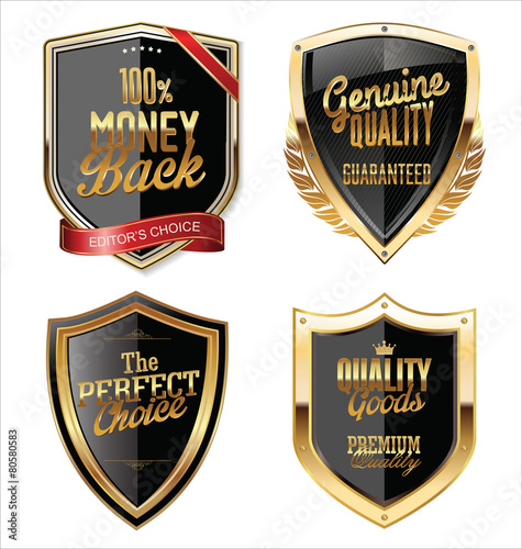 Premium Quality golden shields collection