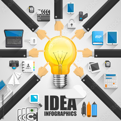 Option hand pointing to the lam