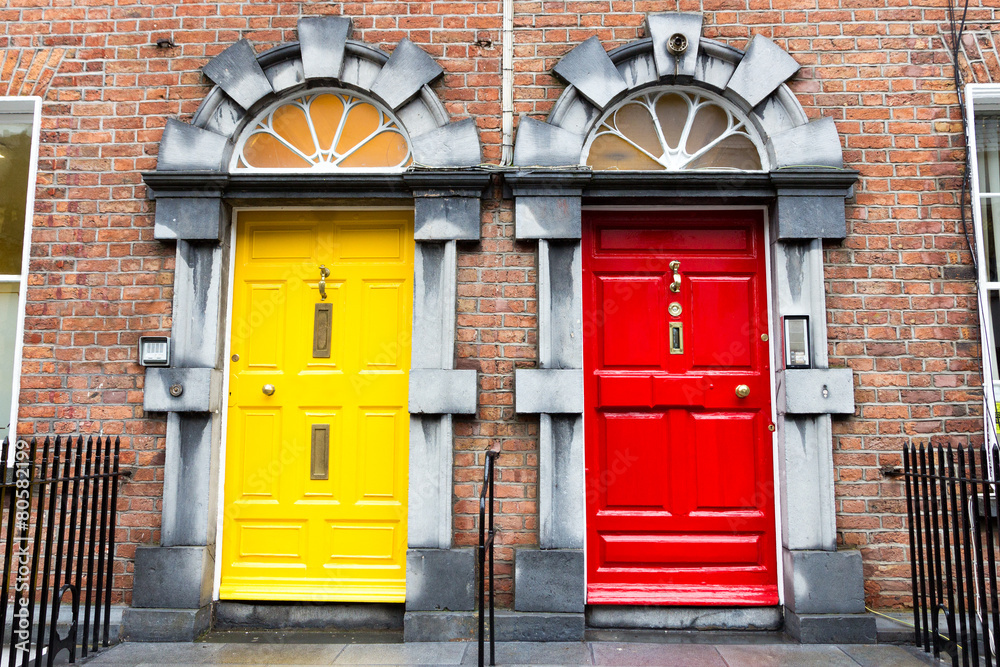 Naklejka premium Georgian Doors, Irlandia