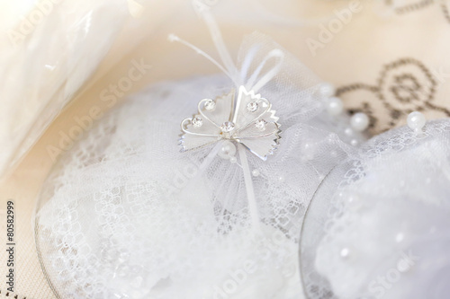 Abstract soft blur background wedding decoration