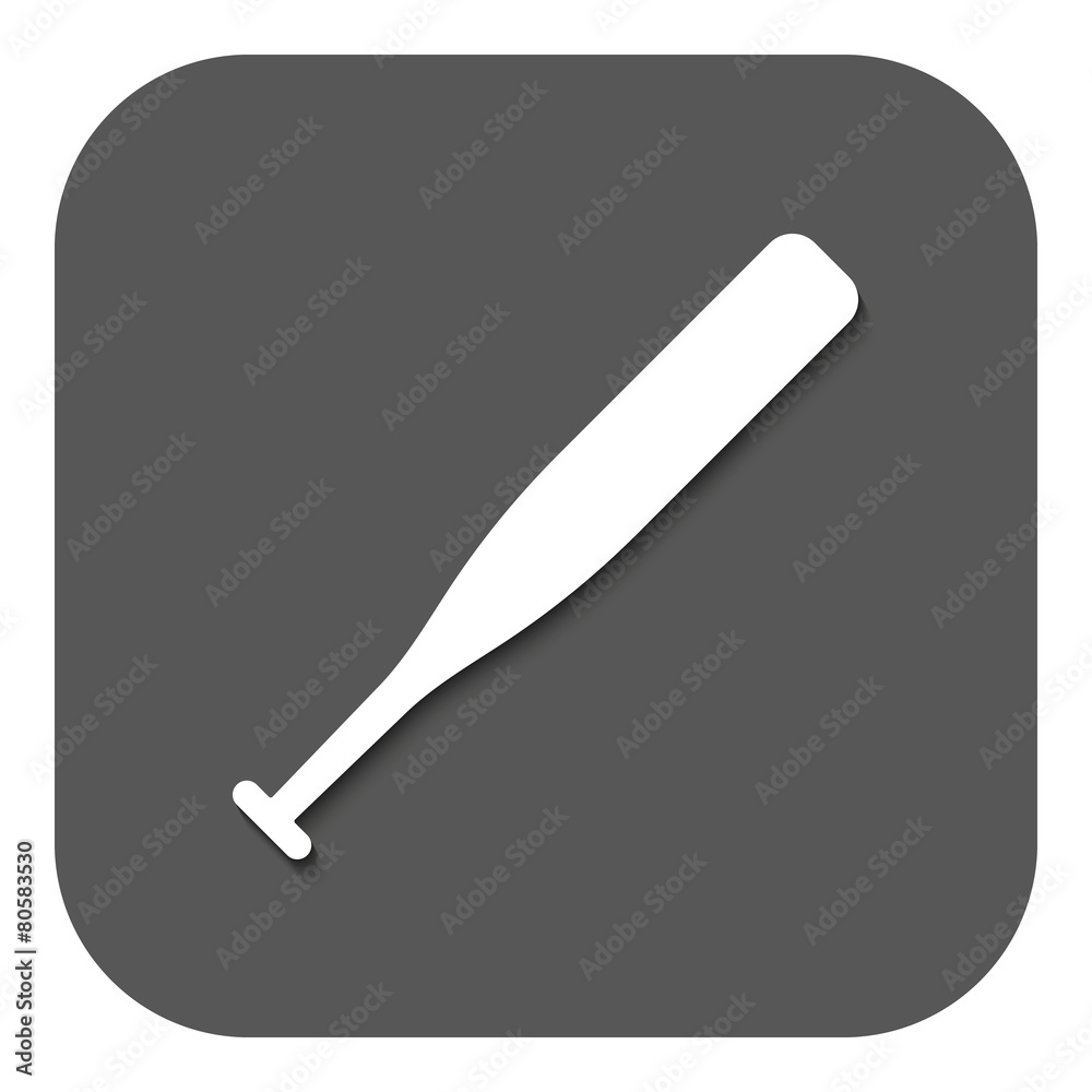 The baseball icon. Game symbol. Flat The baseball icon. Game symbol. Flat