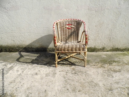 Fauteuil enfant en osier