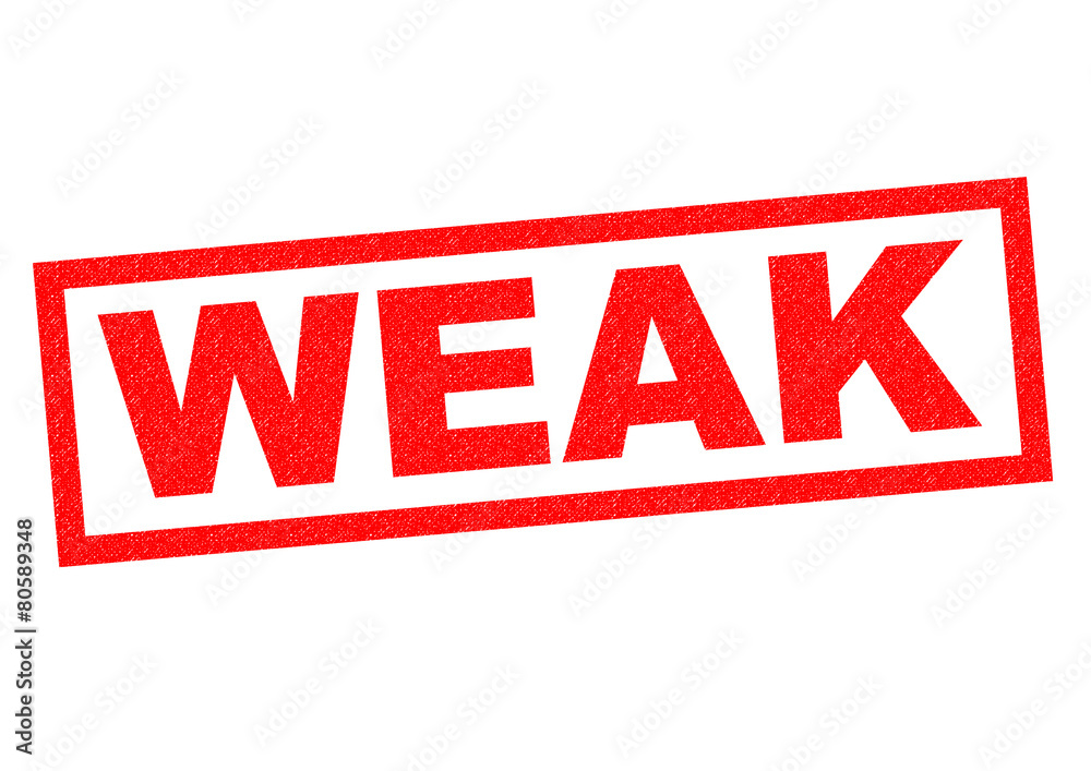 WEAK Rubber Stamp