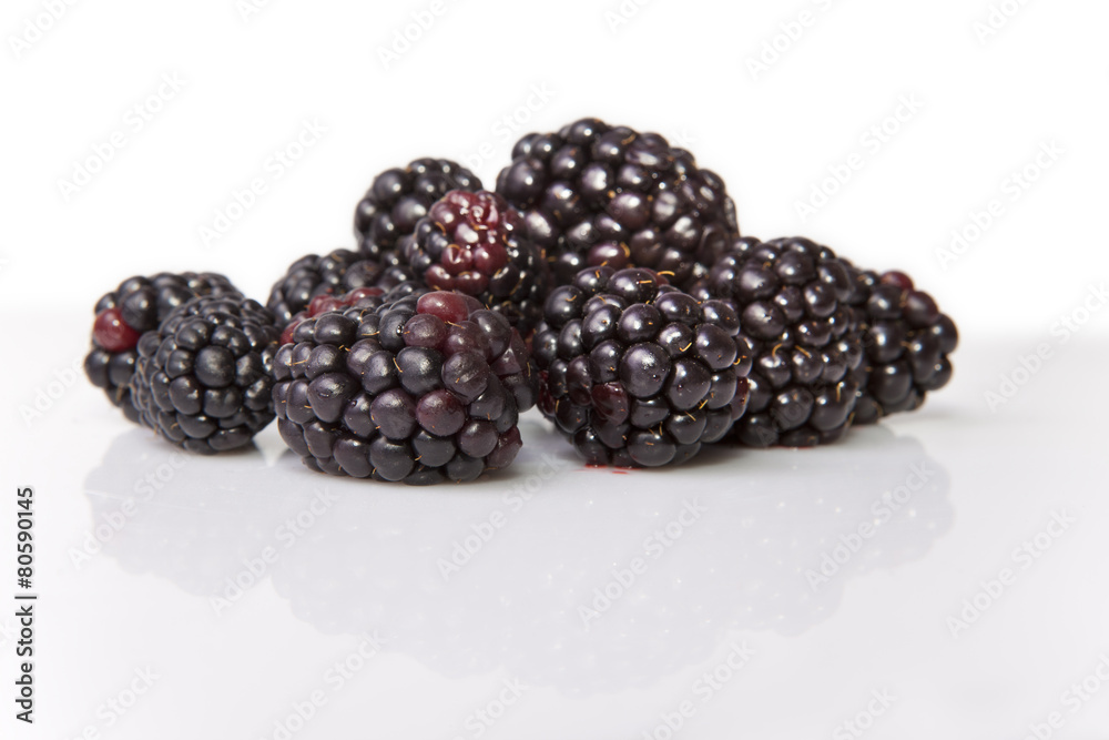 Bunch of fresh ripe blackberries Bunch of fresh ripe blackberries