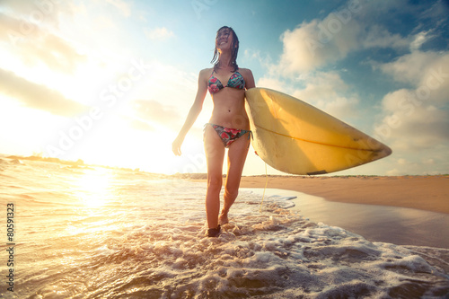 Canvas Print Surfer