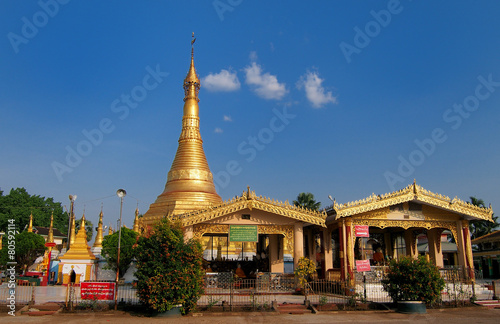 Golden pagoda mawlamyine