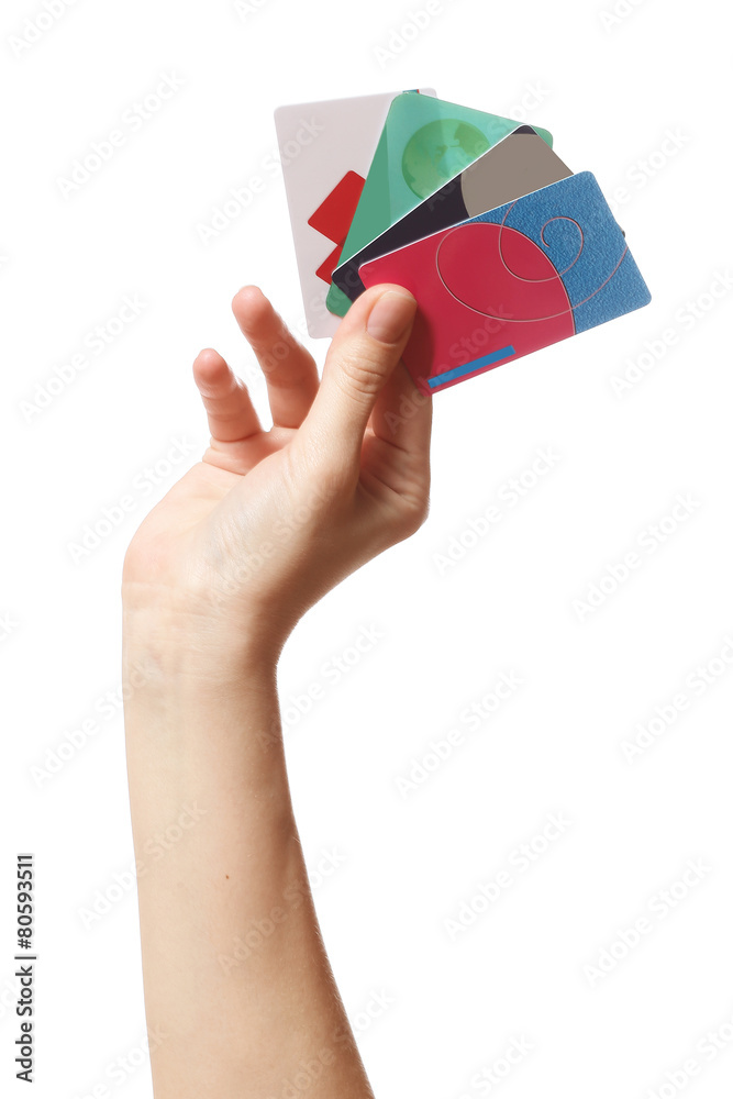 credit card in hand credit card in hand