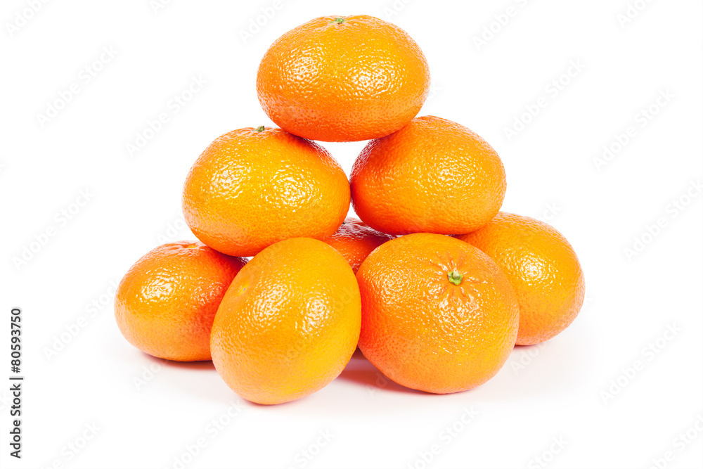 oranges on white background oranges on white background