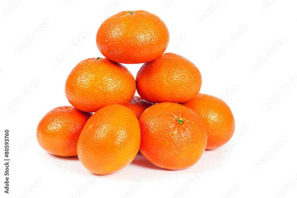 oranges on white background oranges on white background