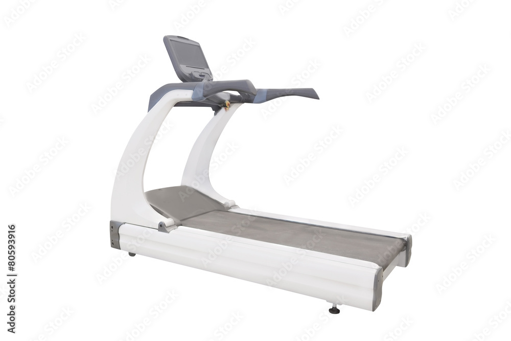 Treadmill isolated on white background Treadmill isolated on white background