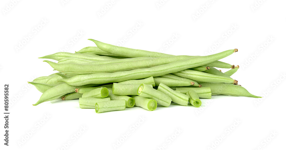 common bean isolated on white background common bean isolated on white background