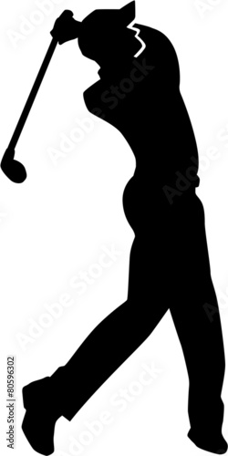 Golf Player Silhouette