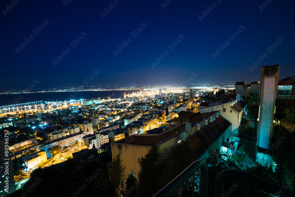 Fototapeta premium View of Haifa bay
