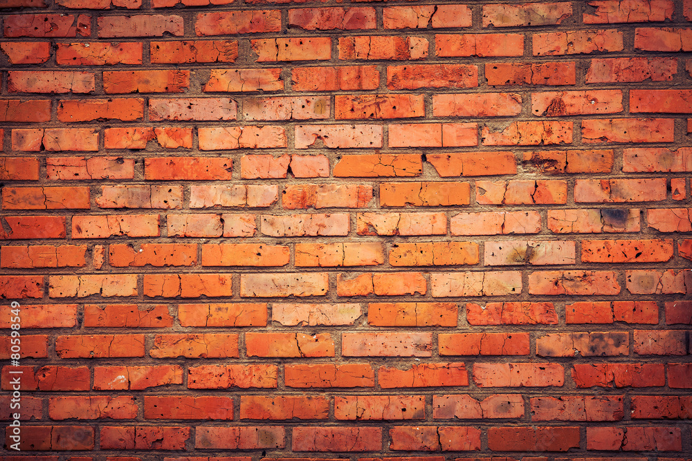 Fototapeta premium Old grunge brick wall background
