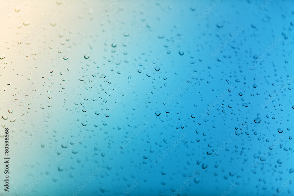 Water drops on abstract background Water drops on abstract background