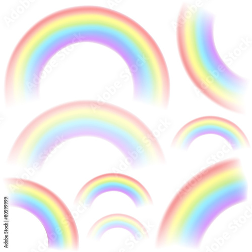Set of rainbows