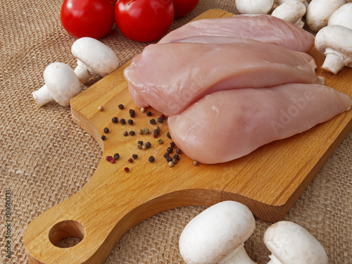 chicken breast with vegetables