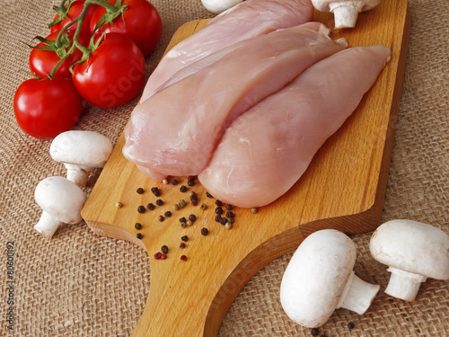 chicken breast with vegetables
