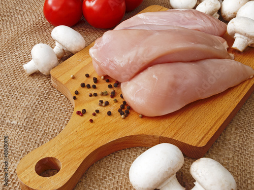 chicken breast with vegetables