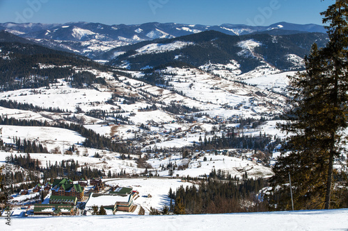 winter mountains, skiing resort © Ruslan Ivantsov