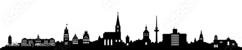Obraz na płótnie Skyline Münster w salonie