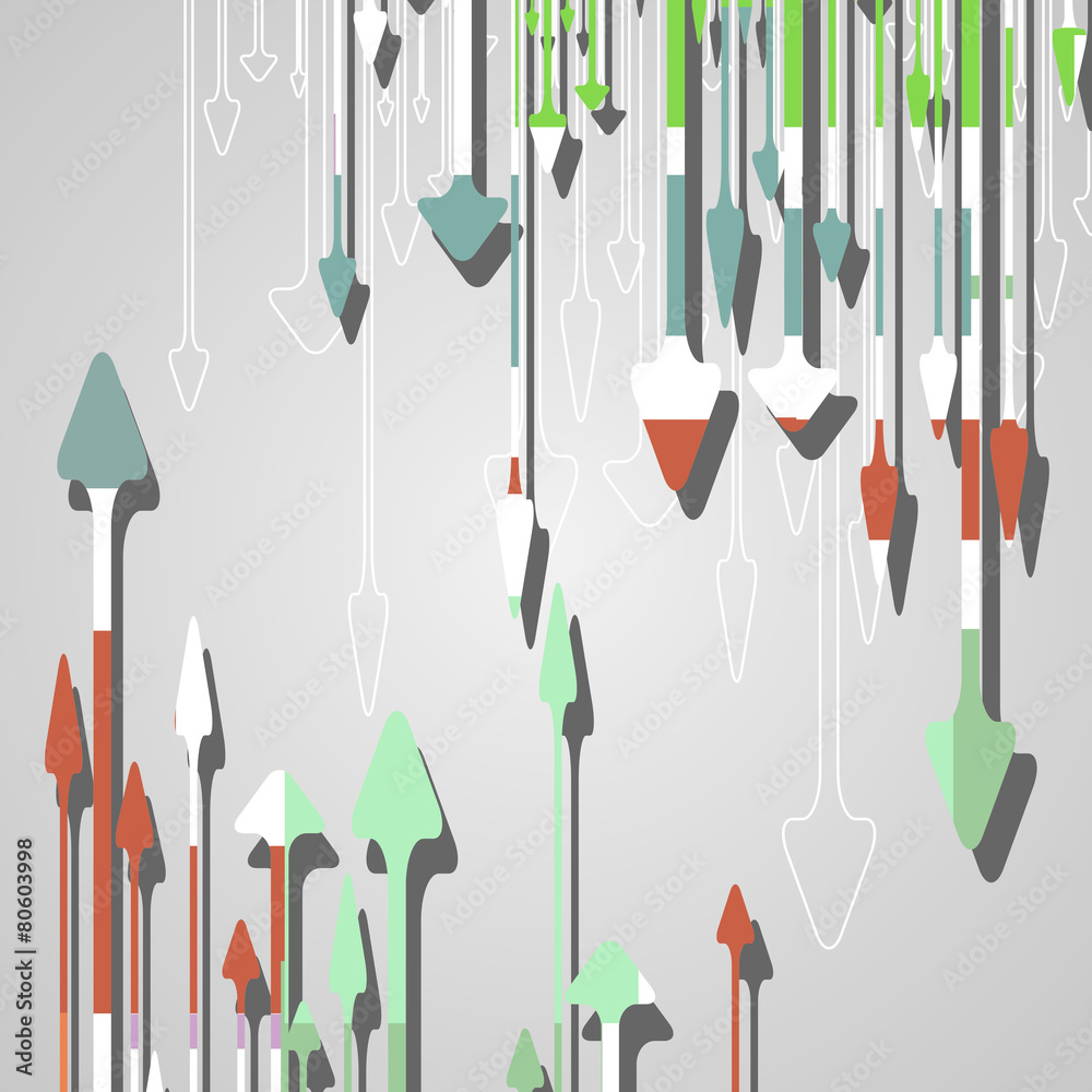 Arrow design background. Arrow design background.