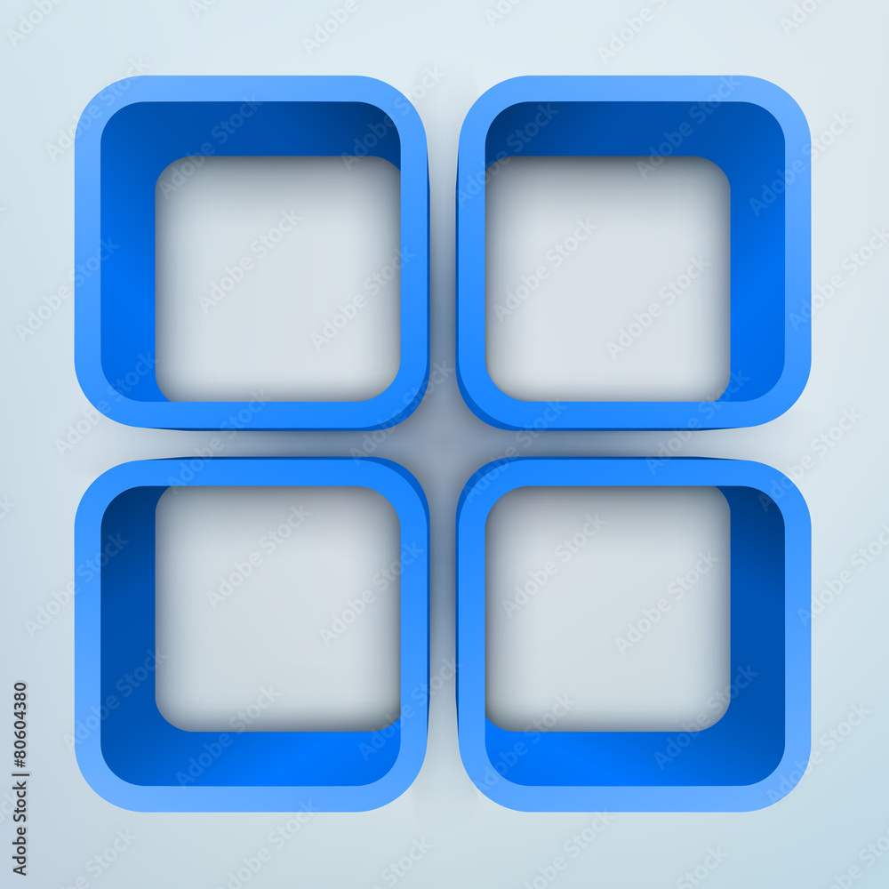 Abstract 3d vector illustration with place for text Abstract 3d vector illustration with place for text